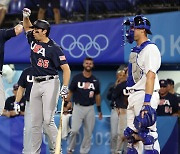 미국 야구대표팀, 이스라엘에 8대1 완승..내일 한국과 1위 싸움