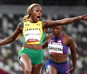 [도쿄올림픽]톰프슨, 육상 여자 100m '10초61'..33년 만에 올림픽新