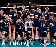 [속보] 여자 배구, 일본 꺾었다 ..8강 진출 확정