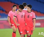 한국 축구, 8강서 탈락