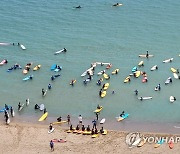 서핑 천국 부산 송정해수욕장