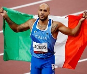 이탈리아 마르셀 제이콥스, 볼트 없는 남자 100m 정상