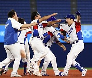 '주장' 김현수가 끝냈다[Tokyo 2020]