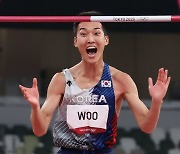 높이뛰기 한국新·최고순위 경신한 우상혁 "다음은 우승입니다"