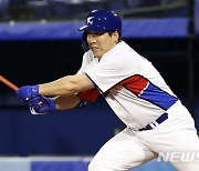 [도쿄2020]'김현수 끝내기' 한국 야구, 도미니카共에 극적인 역전승