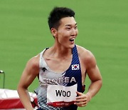 남자 높이뛰기 결승전, 우상혁의 포효