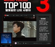 임영웅 '별나사', 유튜브 뮤직 주간 인기 뮤비 차트 트롯가수 1위..전체 TOP3