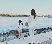 권상우♥손태영 7세 딸, 171cm 엄마 닮아 훌쩍 큰 키 "테니스 후 날씨 좋아서"