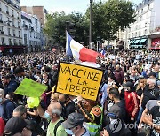 프랑스서 3주째 "백신 여권 반대" 대규모 시위(종합)