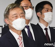 최재형, 선거캠프 공개행사 참석