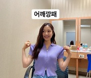 '전현무♥' 이혜성, 허리가 너무 얇아서?..41kg인데 '어깨깡패'