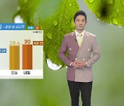 [날씨] 내일 오늘보다 더워..곳곳 돌풍·벼락 동반 비