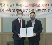 건국대 기술지주-고려대 기술지주 '창업활성화' 손잡았다