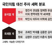 당원 윤석열, 현직의원 대폭 가세..최재형과 세대결 본격화