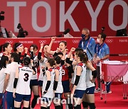 한국 여자배구, 세르비아에 0-3 패배..조 3위로 8강 진출 [도쿄올림픽]