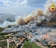 Italy Heatwave Wildfires