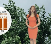 [날씨] 오늘도 후텁지근..경기 남부·충남 북부 많은 비