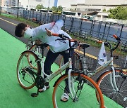 [올림픽]한국선수단, 재일본대한체육회서 자전거 기증