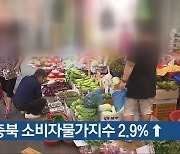 7월 충북 소비자물가지수 2.9%↑