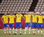 브라질·스페인, 남자축구 결승 격돌..일본·멕시코 3위 결정전