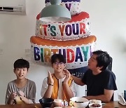 이수근♥박지연, 첫째아들 생일파티.."밥만 먹고 쏙 빠져, 고맙네요"
