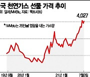 전력수요 급증에 美 천연가스 가격 폭등