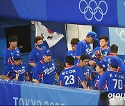 [올림픽포토]숙적 일본 상대로 2-5로 패배한 김경문호
