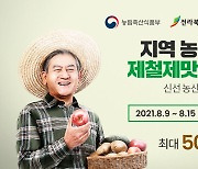 제철 농산물 반값 판매..4번째 주인공은 김제산 '햇밤고구마'