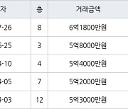 서울 하계동 하계6단지(장미) 43㎡ 6억1800만원.. 역대 최고가