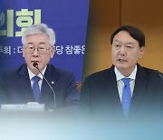 '뇌물범죄'vs'악성검사' 윤석열·이재명 공방 가열