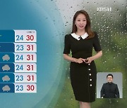 [뉴스7 날씨] 태풍 '루핏' 영향으로 동해안 많은 비