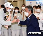 이기홍 회장, '김연경, 최고였어' [사진]