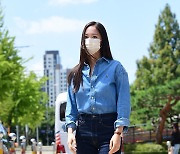 [T포토] 정수정 '청청도 완벽 소화'