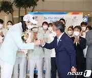 '라스트댄스' 마친 김연경 "많은 사랑받은 여자배구, 중요한 기로에 섰다"