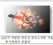 폭발 위력 2배 높이는 '금속소재' 개발 성공!