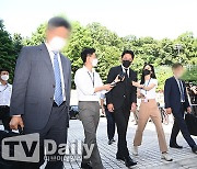 [TD포토] 하정우 '프로포폴 혐의로 법원 출석'