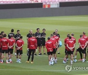 PORTUGAL SPARTAK MOSCOW TRAINING SESSION