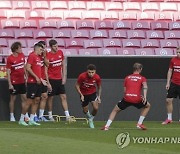 PORTUGAL SPARTAK MOSCOW TRAINING SESSION