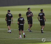 PORTUGAL SPARTAK MOSCOW TRAINING SESSION