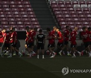 PORTUGAL SPARTAK MOSCOW TRAINING SESSION