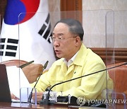 국무회의 주재하는 홍남기 부총리