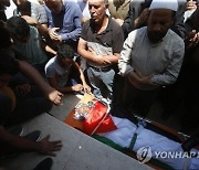 MIDEAST PALESTINIANS ISRAEL FUNERAL