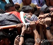 MIDEAST PALESTINIANS ISRAEL FUNERAL