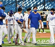 [포토] 삼성 '후반기 첫 경기 아쉽게 패배'