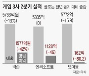 쭉쭉쭉 떨어졌다.. 게임업계 '3N' 2분기 어닝쇼크