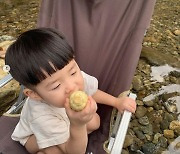 '♥최준호와 동거' 배수진, 아들과 계곡서 행복한 일상 공개