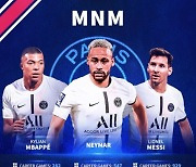 MSN-BBC 능가할까..PSG 'MNM', 커리어 통산 1257골 664도움