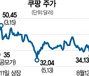 실적만 나오면 '미끄럼' ..쿠팡, 고점 대비 반토막