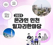 인천시 '온라인 일자리한마당' 17일 개막..150개 기업 참가