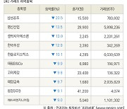 [fnRASSI]장마감, 거래소 하락 종목(삼성공조 -20.5% ↓)